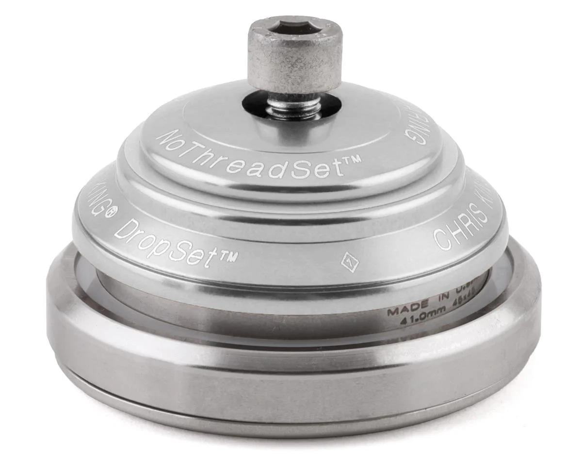 Chris King DropSet 3 Headset (Silver) (1-1/8" to 1-1/2") (36°) (IS41/28.6) (IS52/40)
